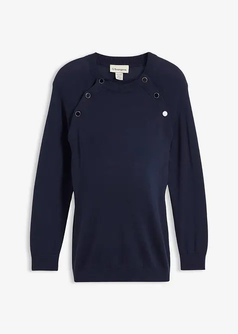 Těhotenský a kojicí svetr 2 v 1, z čisté bavlny, bonprix