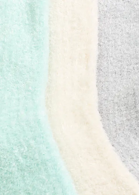 Hebk&eacute; ponožky, 3 p&aacute;ry v balen&iacute;, bonprix