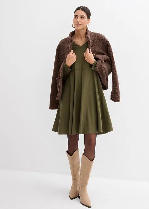 Lehké flanelové šaty z čisté bavlny, bonprix