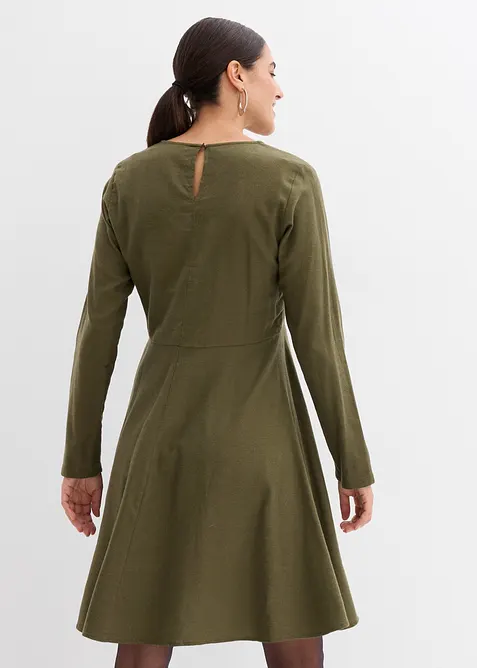 Lehké flanelové šaty z čisté bavlny, bonprix