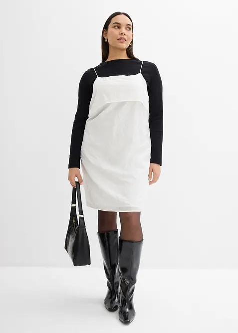 Minišaty s krásnou pajetkovou výšivkou, bonprix