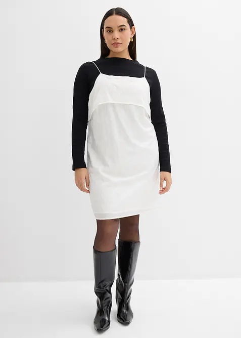 Minišaty s krásnou pajetkovou výšivkou, bonprix