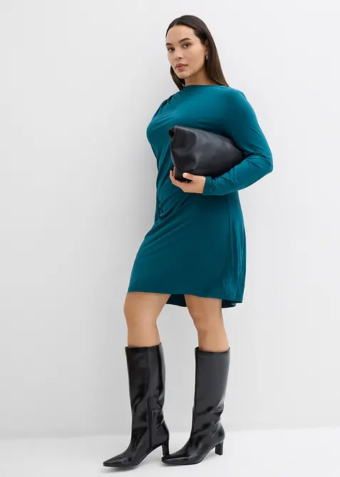 Šaty s lodičkovým výstřihem, bonprix