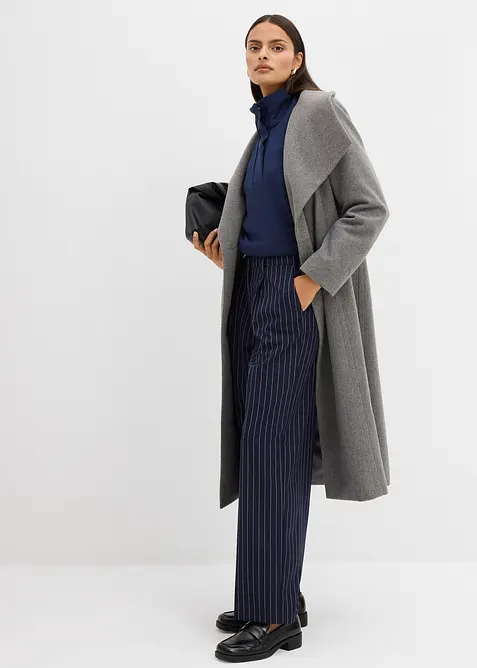 Oversize mikina z materi&aacute;lu scuba, bonprix