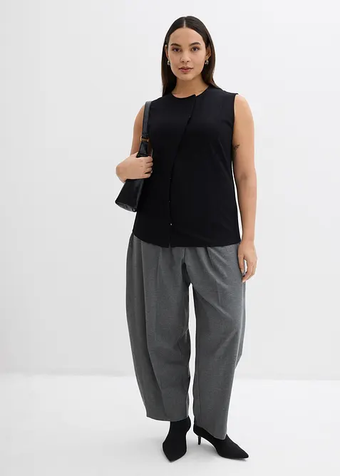 Asymetrický vestový top z Punto di Roma, bonprix