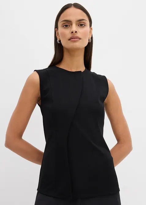 Asymetrický vestový top z Punto di Roma, bonprix