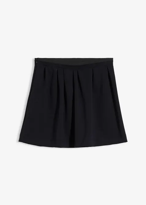 Sukně se záhyby v pase, z mírně lesklé viskózové směsi, bonprix