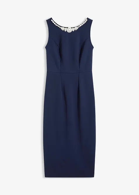 Koktejlové šaty se štrasovou aplikací, bonprix