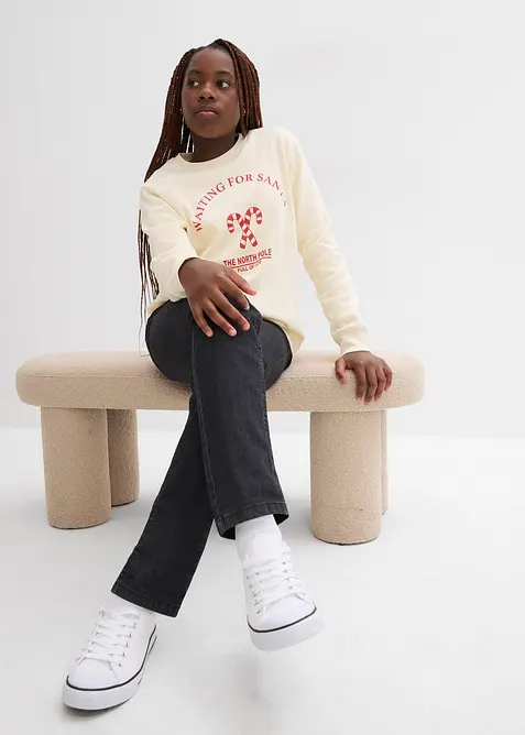 Mikina z čisté organické bavlny, bonprix