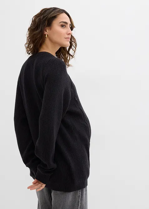 Těhotenský svetr s diskrétní kojicí funkcí, bonprix