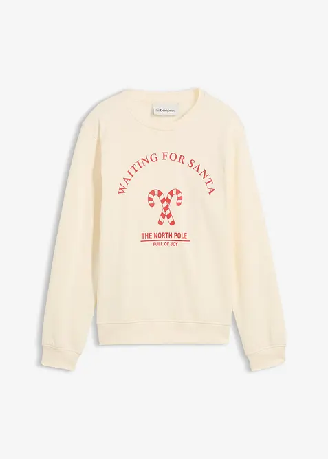 Mikina z čisté organické bavlny, bonprix