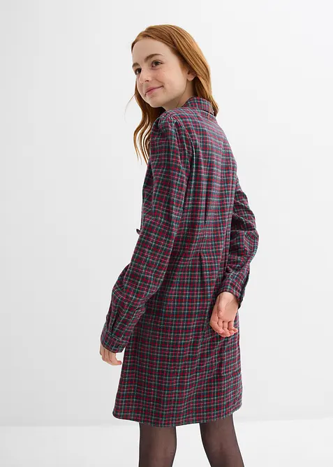 Košilové šaty z flanelu, bonprix