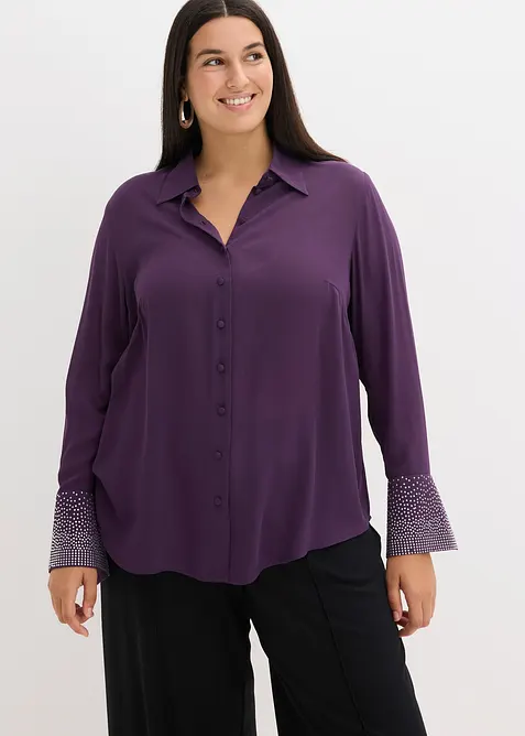 Halenka se třpytiv&yacute;mi kam&iacute;nky, bonprix