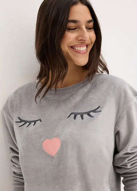 Domácí souprava ze sametu, bonprix