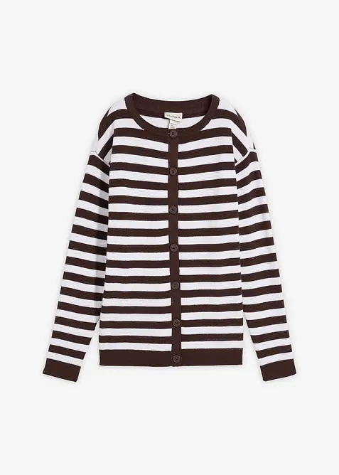 Kabátek z jemné pleteniny, kulatý výstřih, bonprix