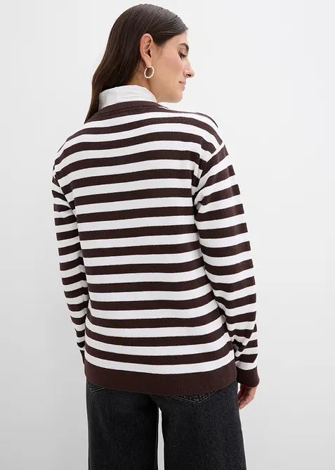 Kabátek z jemné pleteniny, kulatý výstřih, bonprix