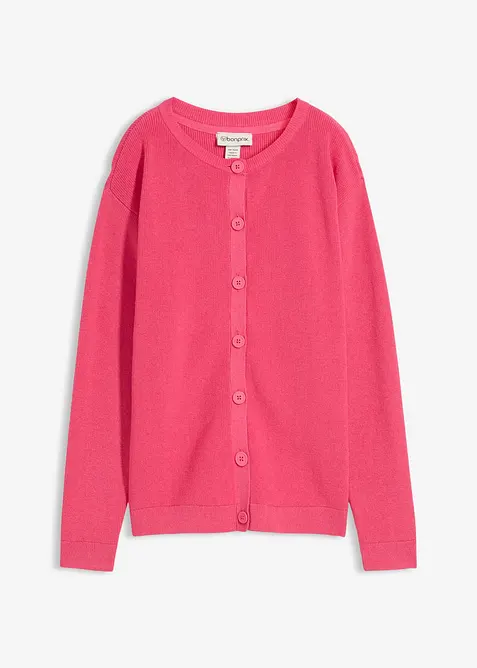 Kabátek z jemné pleteniny, kulatý výstřih, bonprix