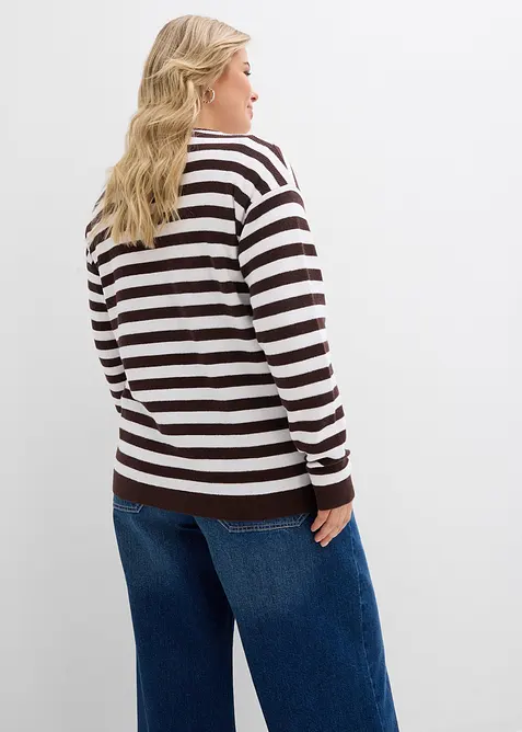 Kabátek z jemné pleteniny, kulatý výstřih, bonprix