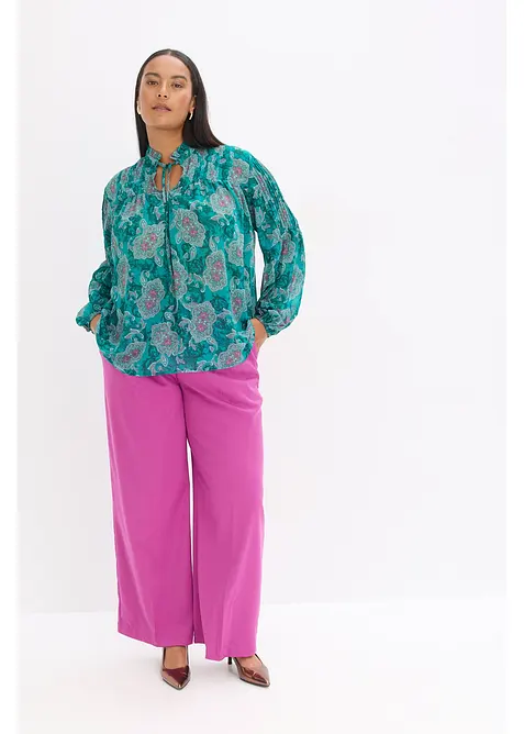 Sat&eacute;nov&aacute; tunika se s&aacute;mky, bonprix