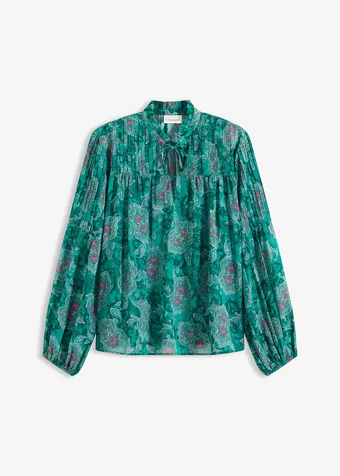 Sat&eacute;nov&aacute; tunika se s&aacute;mky, bonprix