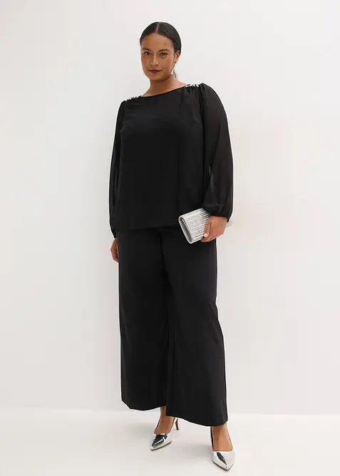 &Scaron;if&oacute;nov&aacute; halenka zdoben&aacute; &scaron;trasov&yacute;mi kam&iacute;nky, bonprix