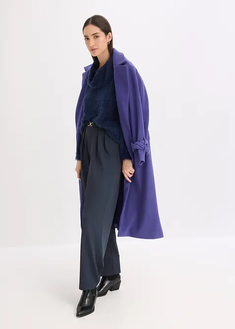 Rol&aacute;kov&yacute; svetr z měkk&eacute; peř&iacute;čkov&eacute; př&iacute;ze, bonprix