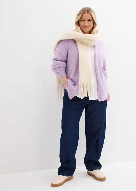 Oversize kab&aacute;tek ze silněj&scaron;&iacute; pleteniny, bonprix