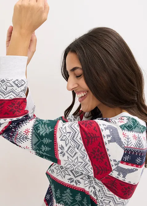 Pyžamo z měkké bavlny, s dárkovou taškou, bonprix