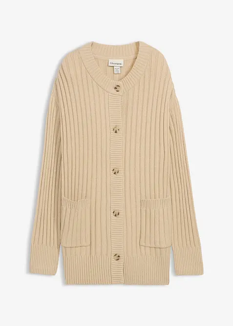 Pletený kabátek z měkké viskózové směsi, bonprix