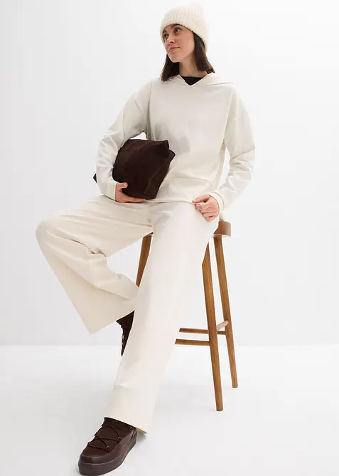 Mikina s kapucí, z pohodlného Punto di Roma, bonprix