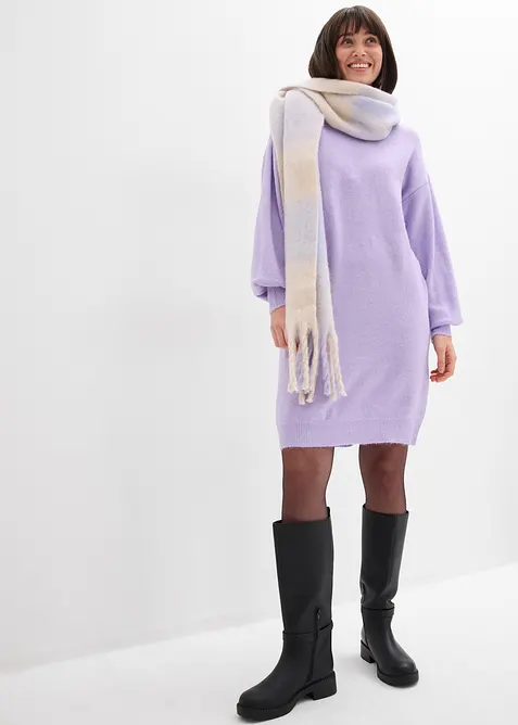 Melírované pletené šaty, bonprix