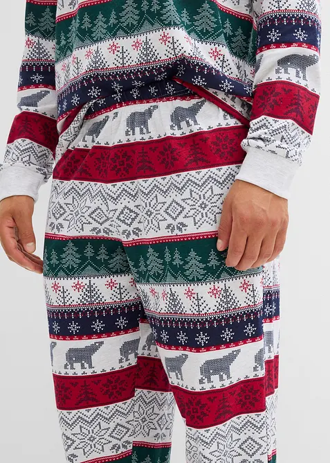 P&aacute;nsk&eacute; pyžamo z čist&eacute; bavlny, s d&aacute;rkovou ta&scaron;kou, bonprix