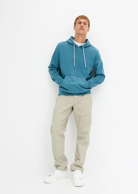 Mikina s kapuc&iacute;, v pohodln&eacute;m střihu, bonprix