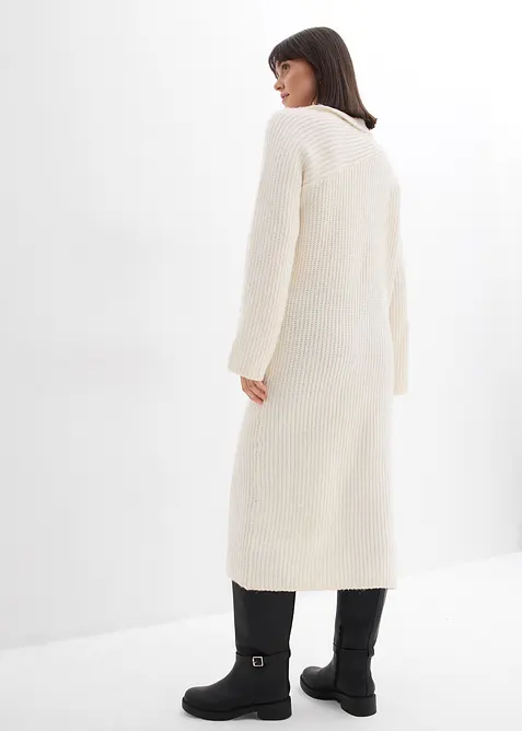 Žebrované pletené šaty, bonprix