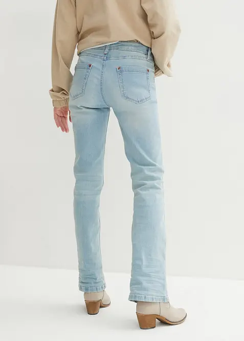 Strečové džíny Bootcut, Mid Waist, bonprix