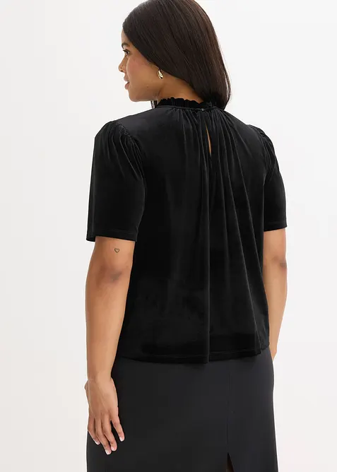 Sametov&eacute; tričko, bonprix