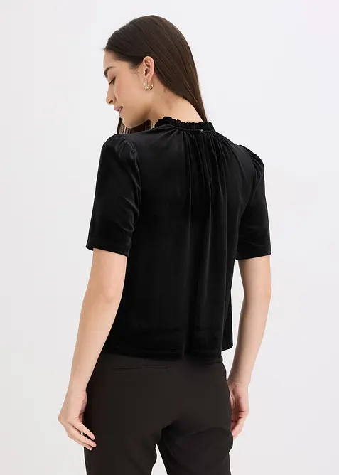 Sametov&eacute; tričko, bonprix