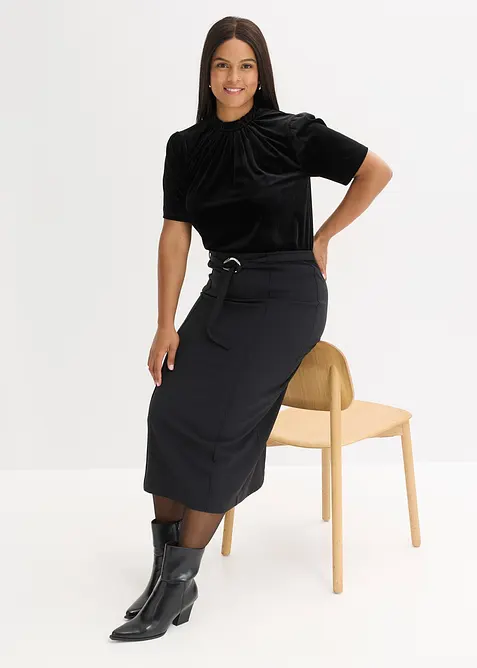 Sametov&eacute; tričko, bonprix