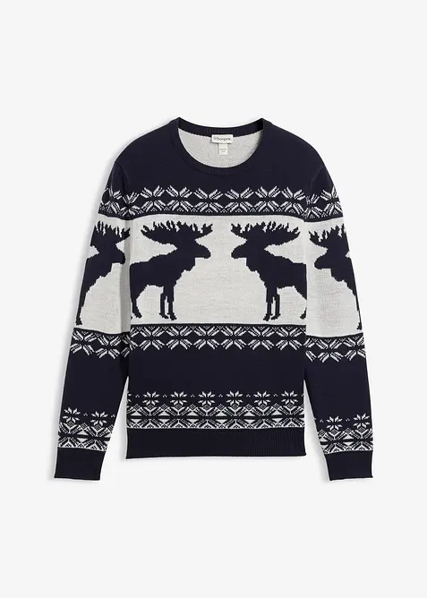 Svetr s norským vzorem, bonprix