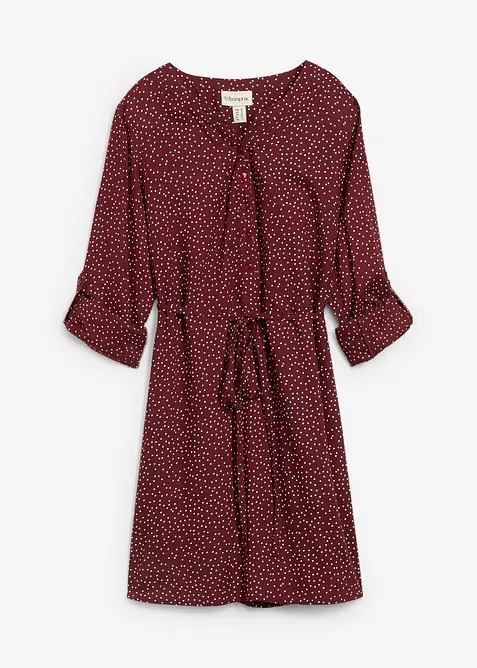 Těhotenské/kojicí halenkové šaty 2 v 1, ze splývavé viskózy, bonprix