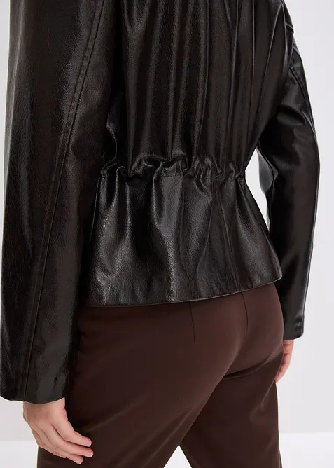 Bunda z umělé kůže, bonprix