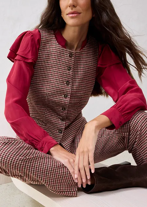 Vesta s pod&iacute;lem vlny, bonprix