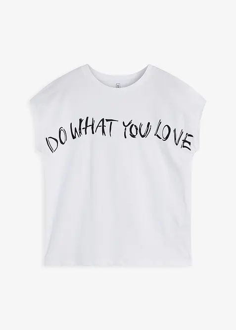 Oversize tričko z čisté bavlny, bonprix