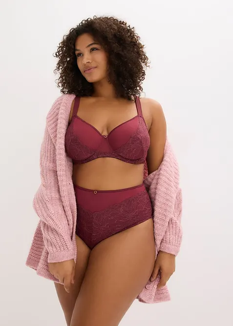 Bokové maxikalhotky s jemnou krajkou, bonprix