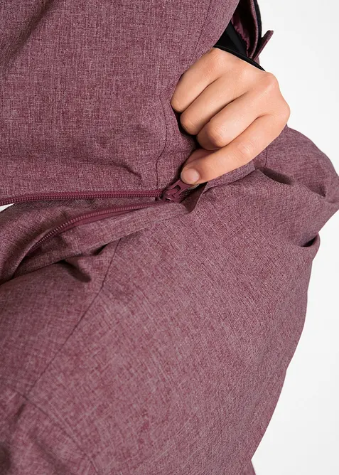 Funkční outdoorová bunda s medvídkovým flísem, nepromokavá, bonprix