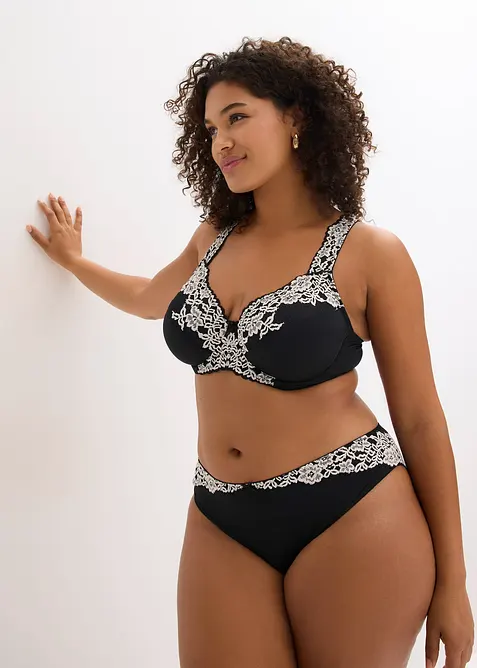 Podprsenka s kosticemi a polstrovanými ramínky (2 ks v balení), bonprix