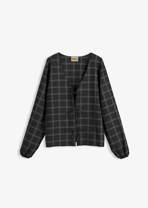 Široká halenka z měkké viskózy, bonprix