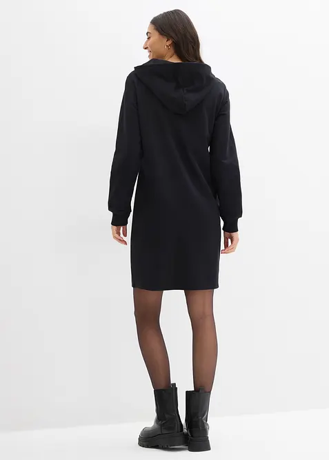 Šaty z teplákoviny z bavlněné směsi, bonprix