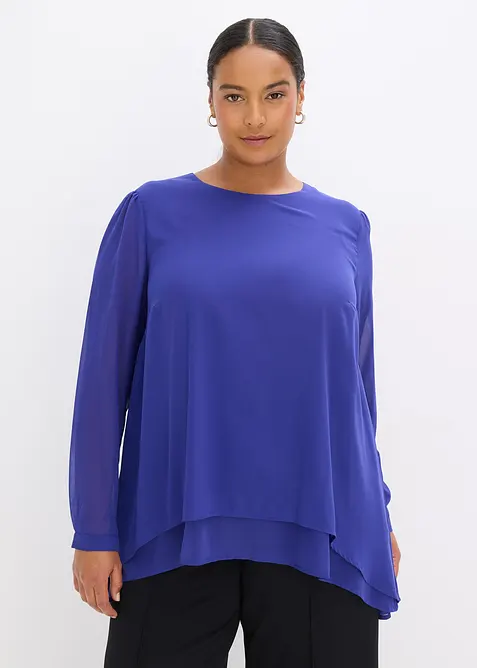 Dlouhá tunika, vzadu prodloužená, bonprix