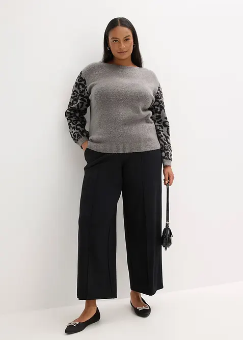 Svetr s leopardím vzorem, bonprix